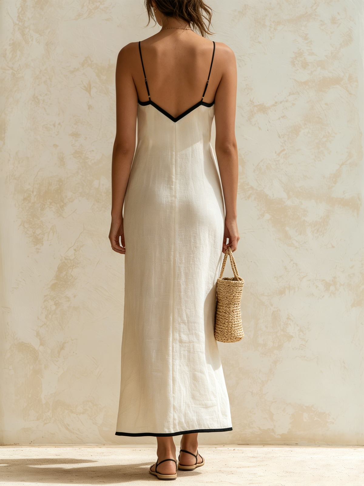 Marisa | Vestido Largo Chevron