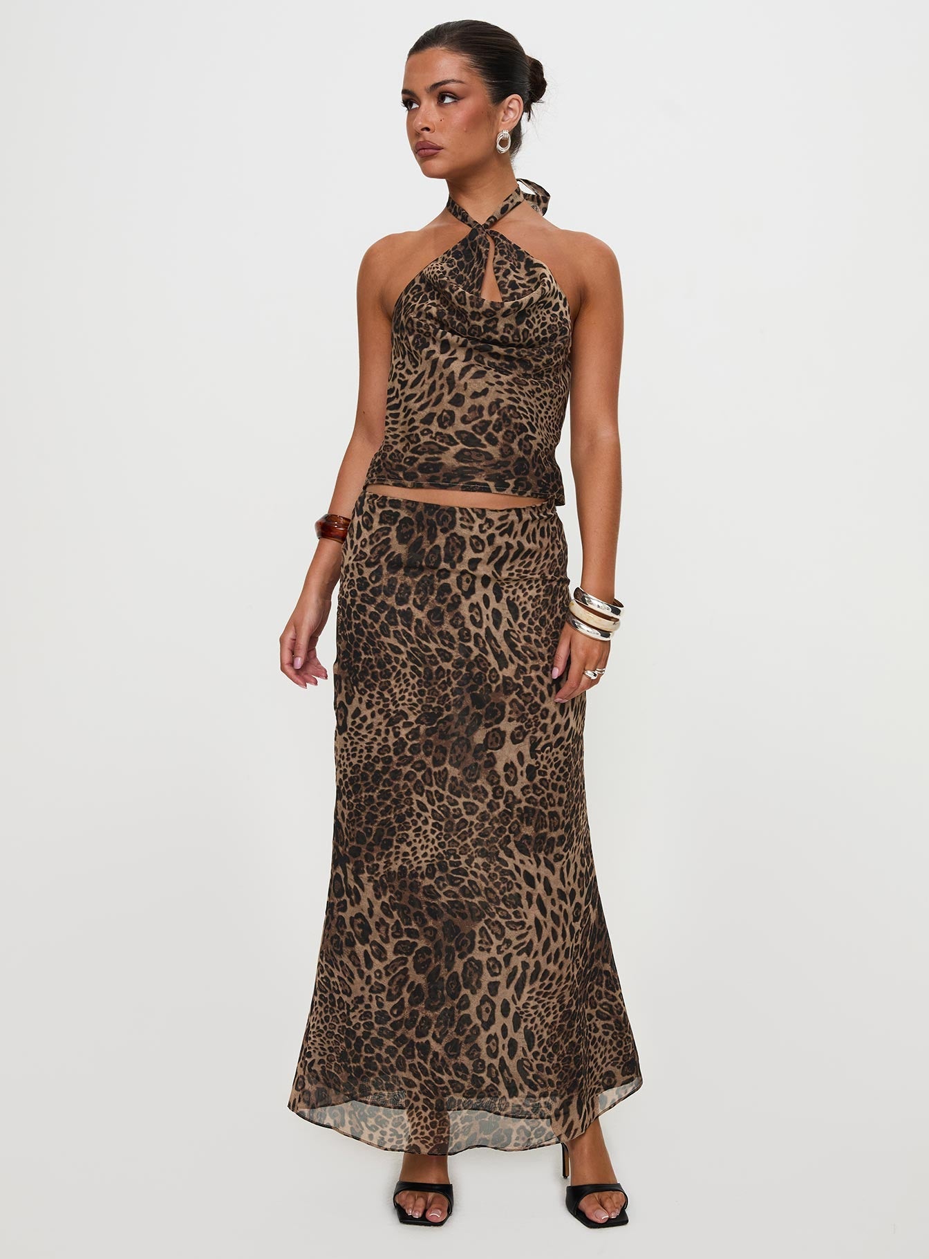 Falda Maxi Leopardo - Velnora