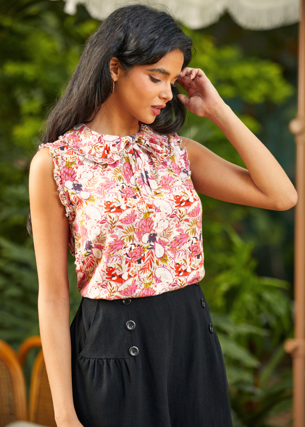 Blusa La Curiosidad Hizo el Lazo