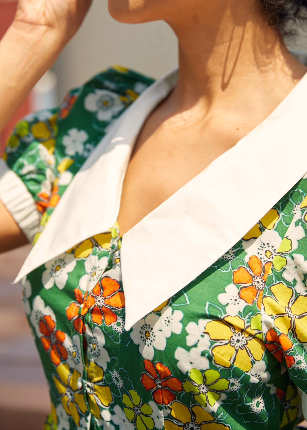 Vestido Evasé Servido con una Sonrisa