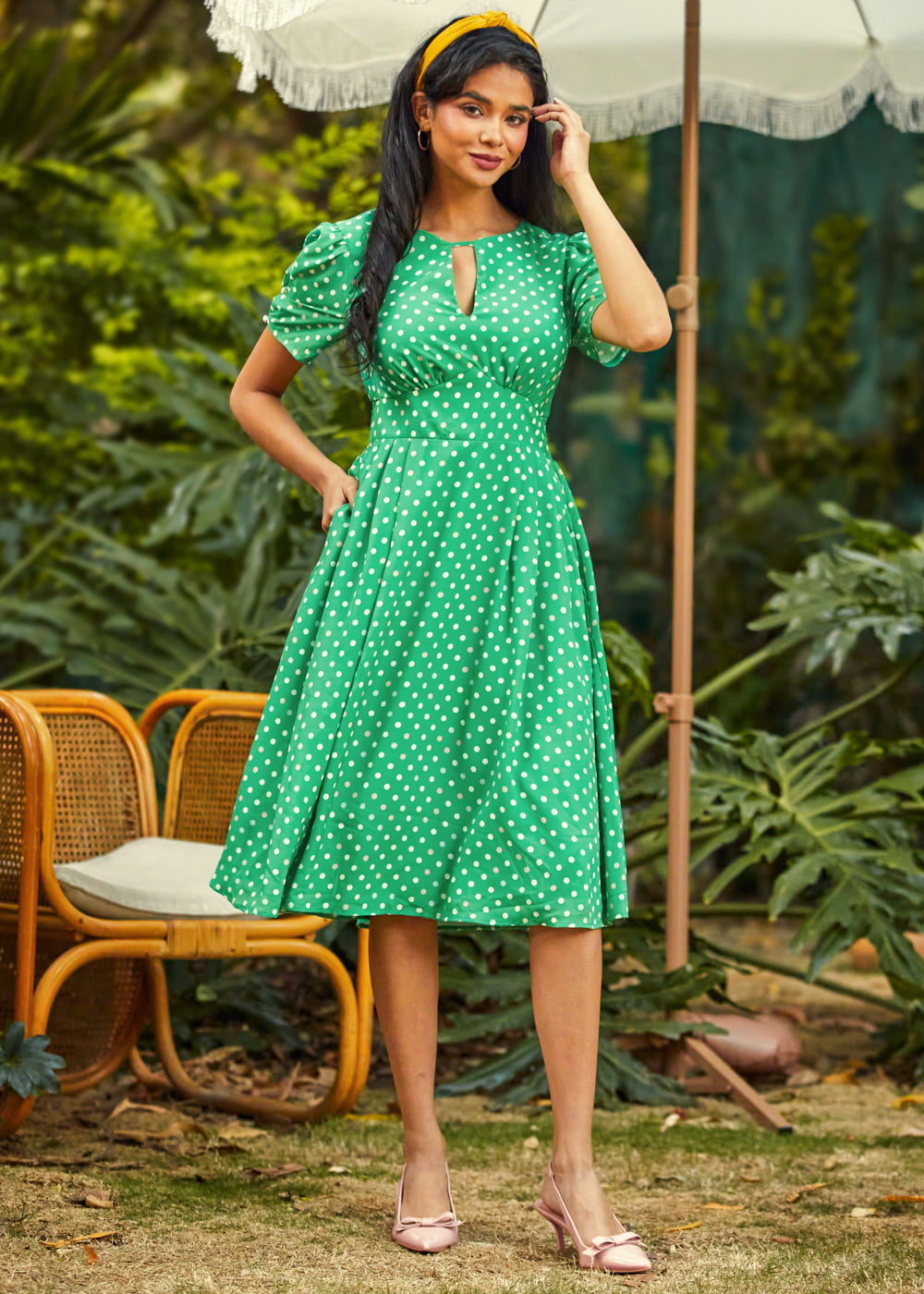 Vestido Evasé Picnic Perfecto