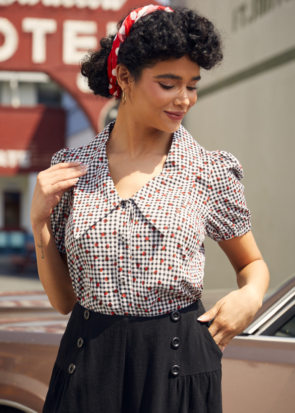 Blusa Picnic de Pétalos