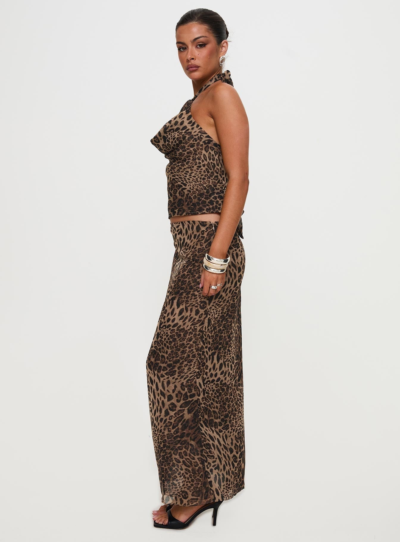 Falda Maxi Leopardo - Velnora