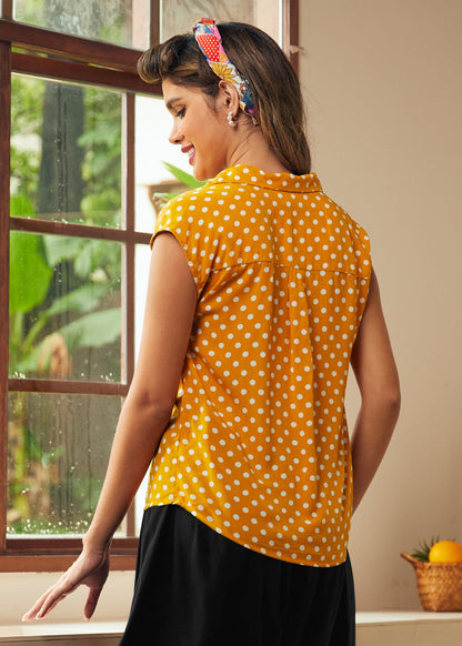 Blusa con Cuello Encantada de Conocerte