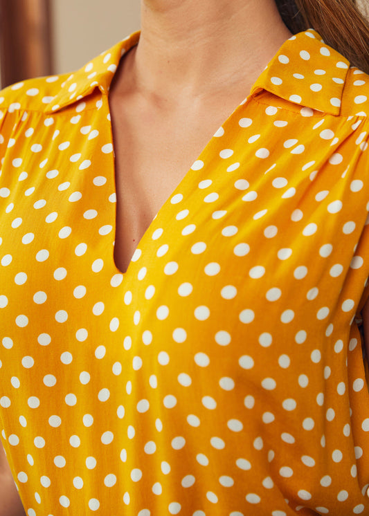 Blusa con Cuello Encantada de Conocerte