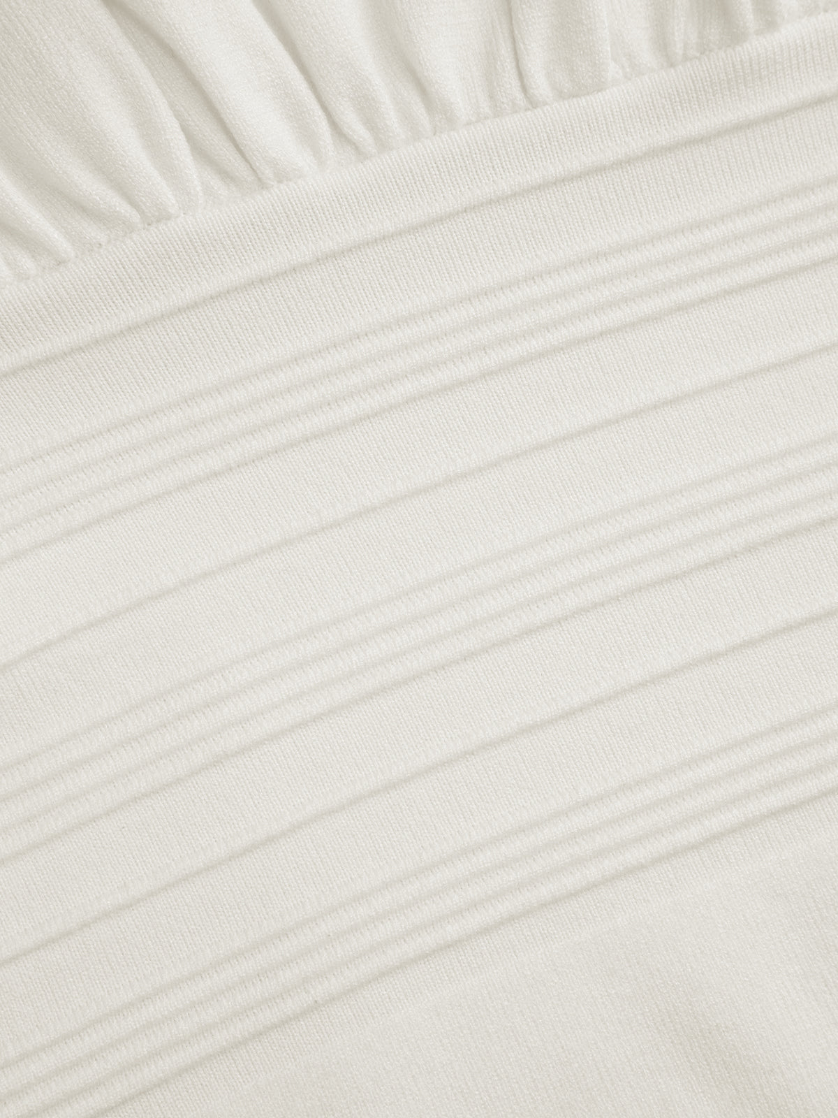 Vestido Midi de Punto Elara blanco - vista posterior