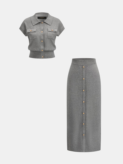 Conjunto de Punto Siena gris - imagen 2