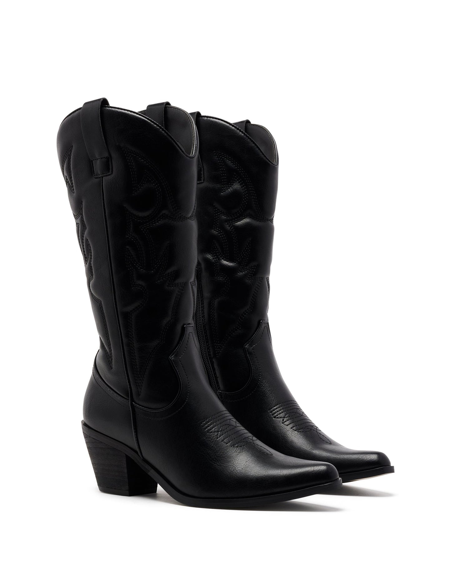 Botines Nara Cowboy Negros Velnora
