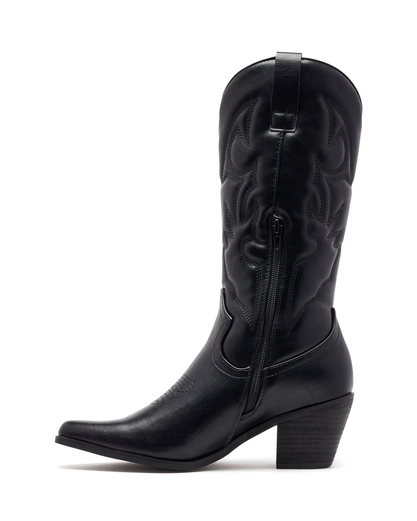 Botines Nara Cowboy Negros Velnora
