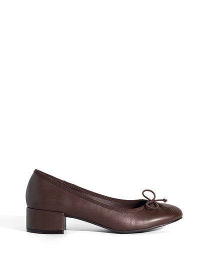 Tacones Lía Chocolate - Velnora - imagen 1