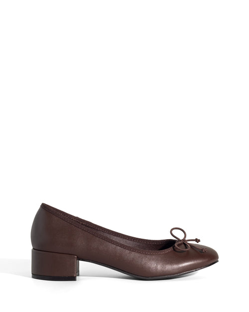Tacones Lía Chocolate - Velnora - imagen 1