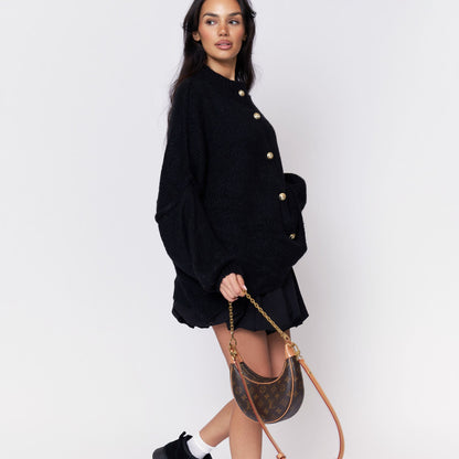 Cárdigan Oversize Amalia - Negro