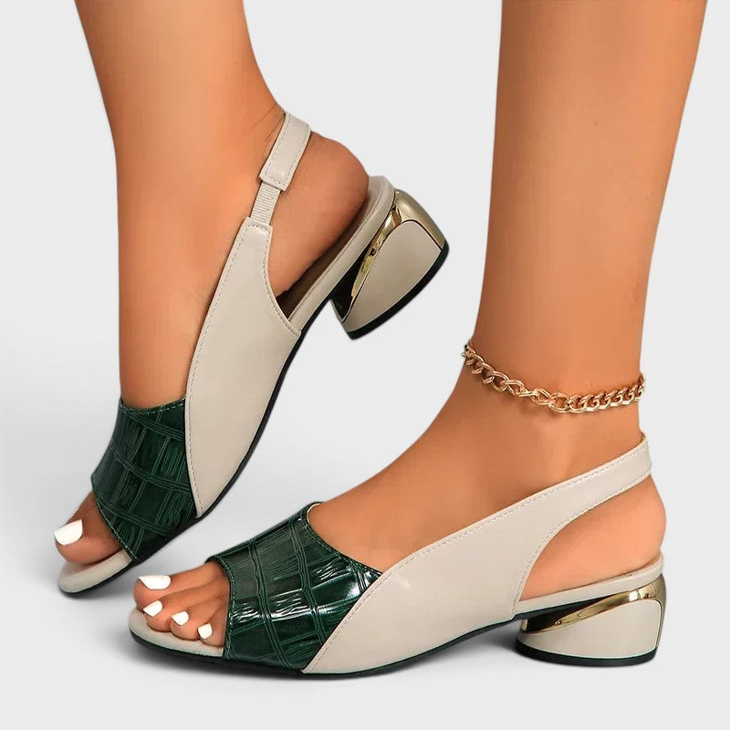 Clara™ | Sandalias de tacón bajo
