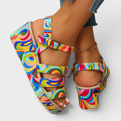 Nerea™ | Sandalias de plataforma elegantes