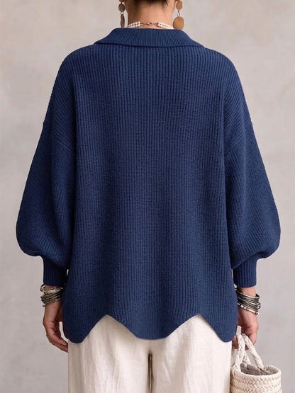 Isadora | Cárdigan Oversize con Botones Dorados